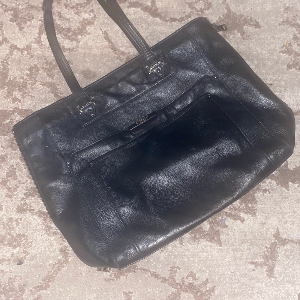 Coach leather tote